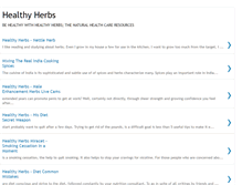 Tablet Screenshot of healthyherbsss.blogspot.com