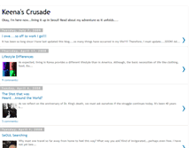 Tablet Screenshot of keenascrusade.blogspot.com