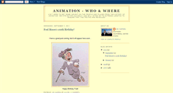 Desktop Screenshot of animationwhoandwhere.blogspot.com