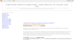 Desktop Screenshot of limousineservicedirectory.blogspot.com