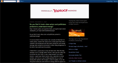 Desktop Screenshot of ironicallyyahooanswers.blogspot.com