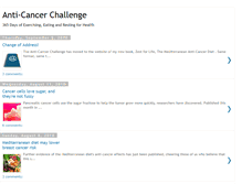 Tablet Screenshot of anticancerchallenge.blogspot.com
