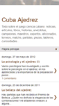 Mobile Screenshot of cubajedrez.blogspot.com