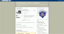 Desktop Screenshot of exalumnosdelabarralibre.blogspot.com