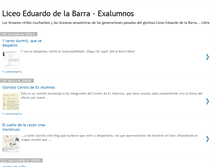 Tablet Screenshot of exalumnosdelabarralibre.blogspot.com