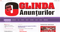 Desktop Screenshot of oglindaanunturilor.blogspot.com