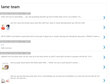 Tablet Screenshot of lameteam.blogspot.com