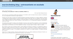 Desktop Screenshot of marvinclimbing.blogspot.com