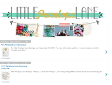 Tablet Screenshot of littlepenelopelane.blogspot.com