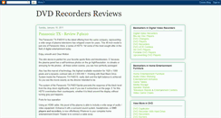 Desktop Screenshot of dvd-recordersreviews.blogspot.com