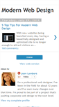Mobile Screenshot of modern-web-design.blogspot.com