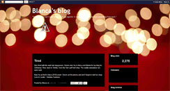 Desktop Screenshot of blancasblog-blanca.blogspot.com