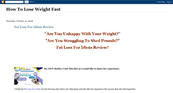 Desktop Screenshot of loseweightforidiots.blogspot.com