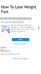 Mobile Screenshot of loseweightforidiots.blogspot.com