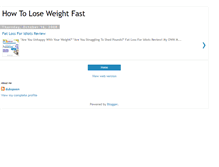 Tablet Screenshot of loseweightforidiots.blogspot.com