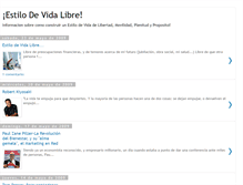 Tablet Screenshot of estilodevidalibre.blogspot.com