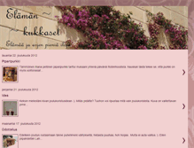 Tablet Screenshot of elamankukkaset.blogspot.com