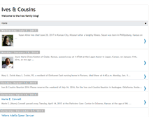 Tablet Screenshot of ivesandcousins.blogspot.com