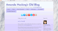 Desktop Screenshot of amandahocking.blogspot.com