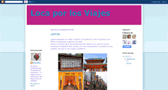 Desktop Screenshot of locaporlosviajes.blogspot.com