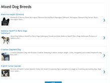 Tablet Screenshot of mixeddogbreeds.blogspot.com