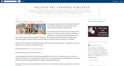 Desktop Screenshot of elinsomneparlante.blogspot.com