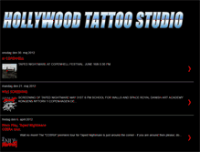 Tablet Screenshot of hollywoodtattoostudio.blogspot.com