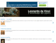 Tablet Screenshot of leonardodavinci22.blogspot.com