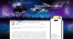 Desktop Screenshot of elsenderodetudestino.blogspot.com