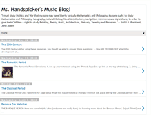 Tablet Screenshot of handspickermusic.blogspot.com