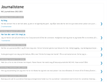 Tablet Screenshot of journalistene.blogspot.com