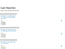 Tablet Screenshot of cashwaterfall.blogspot.com