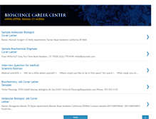 Tablet Screenshot of biotechnologycareers.blogspot.com