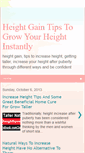 Mobile Screenshot of heightgaintips.blogspot.com