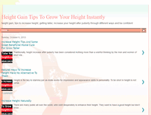 Tablet Screenshot of heightgaintips.blogspot.com