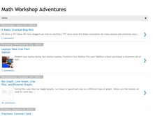 Tablet Screenshot of mathworkshopadventures.blogspot.com