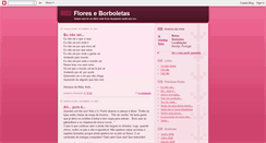 Desktop Screenshot of flores-e-borboletas.blogspot.com