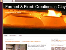Tablet Screenshot of formedandfiredcreations.blogspot.com