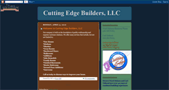 Desktop Screenshot of cuttingedgebuilders.blogspot.com