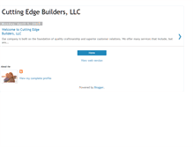 Tablet Screenshot of cuttingedgebuilders.blogspot.com