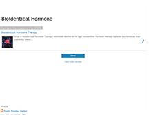 Tablet Screenshot of fpcbioidenticalhormone.blogspot.com