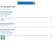 Tablet Screenshot of alltanzaniajobs.blogspot.com