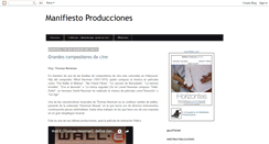 Desktop Screenshot of manifiestoproducciones.blogspot.com
