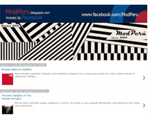 Tablet Screenshot of modperu.blogspot.com