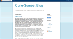 Desktop Screenshot of curiesumeet.blogspot.com