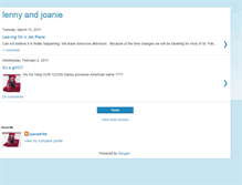 Tablet Screenshot of joanie9766.blogspot.com