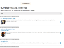 Tablet Screenshot of bumblebeesandmemories.blogspot.com