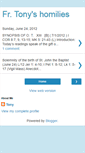 Mobile Screenshot of frtonyshomilies.blogspot.com