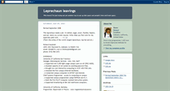 Desktop Screenshot of leprechaun.blogspot.com