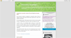 Desktop Screenshot of educacionysexualidad.blogspot.com